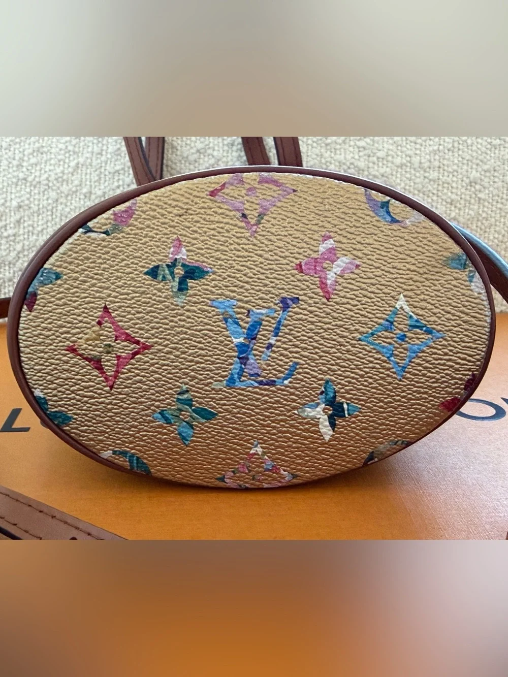 Louis Vuitton Nano Crossbody Bag And Pouch